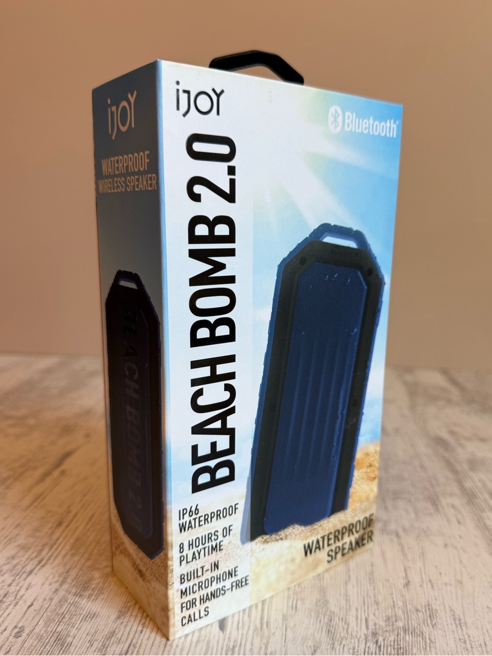 iJoy BeachBomb 2.0 Waterproof Bluetooth Speaker - Blue